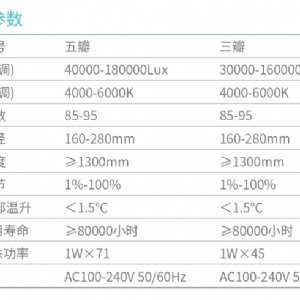 KDLED5/3（豪华型）LED手术无影灯